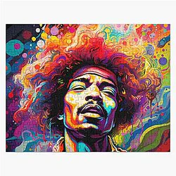 jimmy hendrix  Jigsaw Puzzle