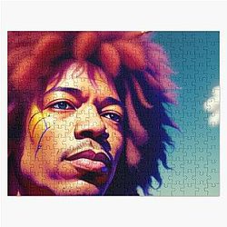 Jimi Guitar Hero  Jigsaw Puzzle