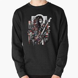 Hendrix Urban Legacy - Street Art Tribute Pullover Sweatshirt