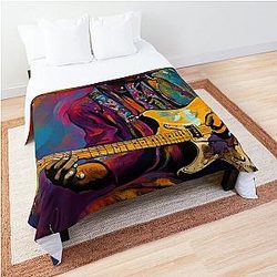 Jimi Hendrix - Reinventing The Guitar 1 Comforter