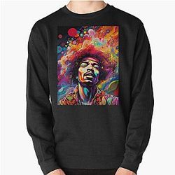jimmy hendrix  Pullover Sweatshirt