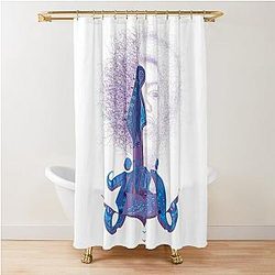 Purple Jimi Shower Curtain