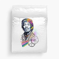 Hendrix in Sketch Duvet Cover
