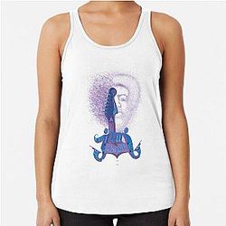 Purple Jimi Racerback Tank Top