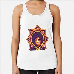 Jimi Flower Racerback Tank Top
