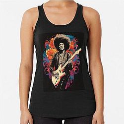Jimmy Hendrix Vintage Racerback Tank Top