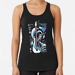 Modern Virtuoso - Abstract Hendrix Essence Racerback Tank Top