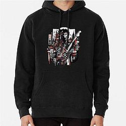Hendrix Urban Legacy - Street Art Tribute Pullover Hoodie
