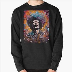 jimmy hendrix Pullover Sweatshirt