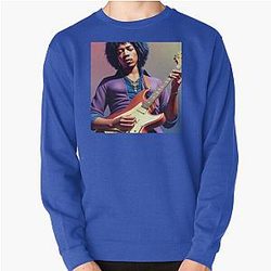 Jimi Guitar Hero v.2 Pullover Sweatshirt