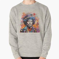 jimmy hendrix blotter Pullover Sweatshirt