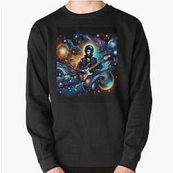Celestial Melodies jimmy hendrix Pullover Sweatshirt