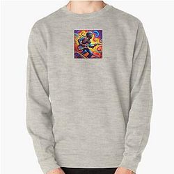 Jimi psychedelic Pullover Sweatshirt