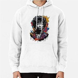 Jimi Hendrix image Pullover Hoodie