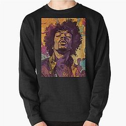 jimmi hendrix Pullover Sweatshirt