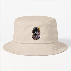 Jimi Hendrix image Bucket Hat