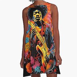 jimmy hendrix A-Line Dress