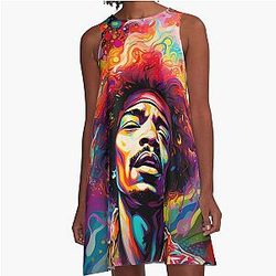jimmy hendrix  A-Line Dress