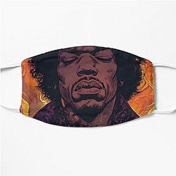 jimmi hendrix Flat Mask