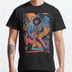 Hendrix and his Guitar Classic T-Shirt