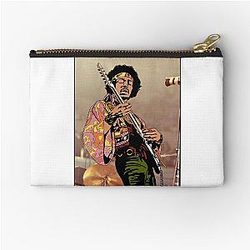 Jimmy Hendrix Illustration Zipper Pouch