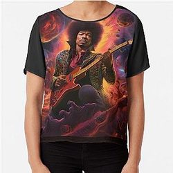 Jimmy Hendrix Chiffon Top