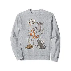 The Jungle Book Inspirational Poster Sweatshirt