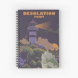 The Dark point Spiral Notebook