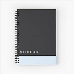 The Long Dark Minimalist 비디오 게임 포스터 디자인 나선형 노트북