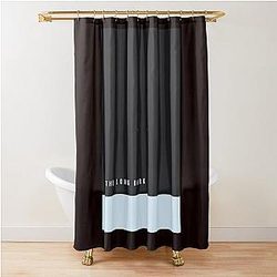 The Long Dark Minimalist Video Game Poster Design Shower Curtain