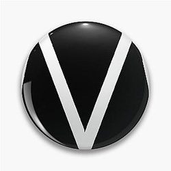 The Maine Band  Logo White  Pin