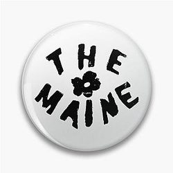 The Maine Merch 8123 The Maine Rose Pin