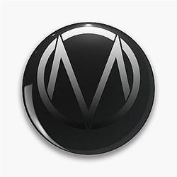 The maine band logo fade Pin