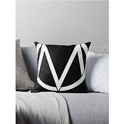 The Maine Band  Logo White  Throw Pillow