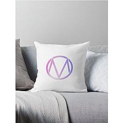 The Maine Logo gradient Throw Pillow