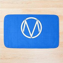 The Maine - Band  Logo White  T-Shirt Bath Mat