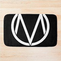 The Maine Band  Logo White  Bath Mat