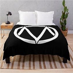 The Maine Band  Logo White  Throw Blanket