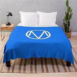 The Maine - Band  Logo White  T-Shirt Throw Blanket