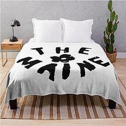 The Maine Merch 8123 The Maine Rose Throw Blanket