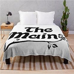 The Maine Merch 8123 The Maine Rose Throw Blanket