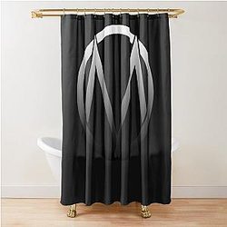The maine   band  logo fade classic t shirt Shower Curtain