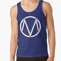 The Maine - Band  Logo White  T-Shirt Tank Top