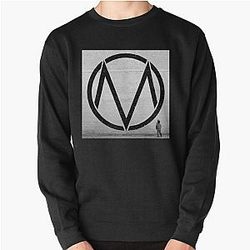 The Maine black white Pullover Sweatshirt