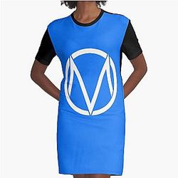 The Maine - Band  Logo White  T-Shirt Graphic T-Shirt Dress