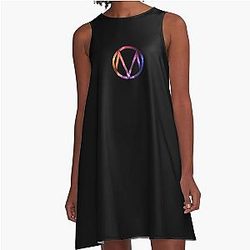 The Maine Nebula A-Line Dress