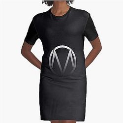 The Maine Band  Logo Fade  Graphic T-Shirt Dress