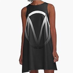 The maine band logo fade A-Line Dress