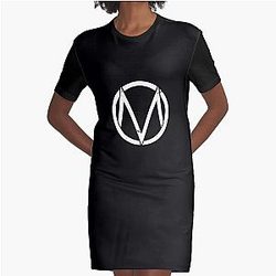 The Maine Grunge Graphic T-Shirt Dress