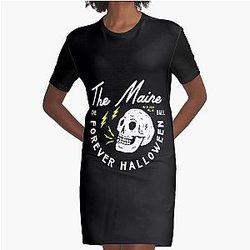 The Maine Band Graphic T-Shirt Dress